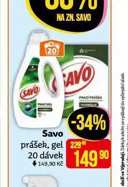 Teta Savo prášek, gel nabídka