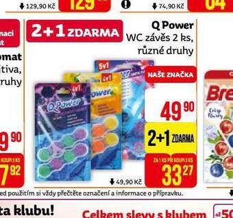 Teta Q power wc závěs nabídka