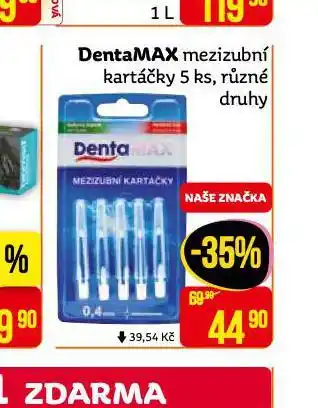 Teta Dentamax mezizubní kartáčky nabídka