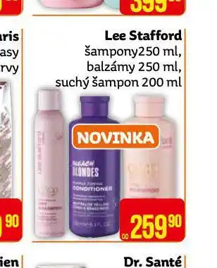 Teta Lee stafford šampon, balzám, suchý šampon nabídka