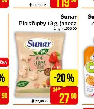 Teta Sunar bio křupky nabídka