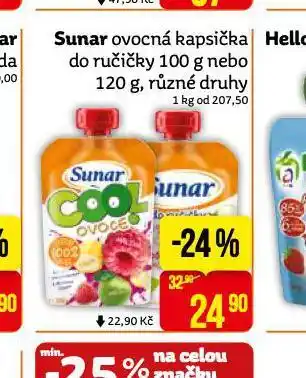 Teta Sunar ovocná kapsička nabídka