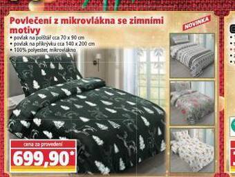 Norma Ložní povlečení z mikrovlákna se zimními motivy nabídka