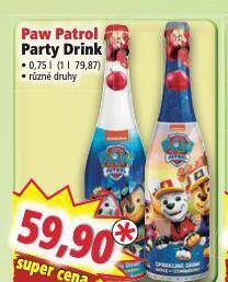 Norma Paw patrol party drink nabídka