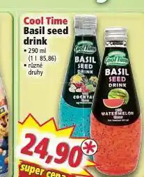 Norma Cool time basil seed drink nabídka