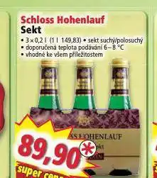 Norma Schloss hohenlauf sekt nabídka