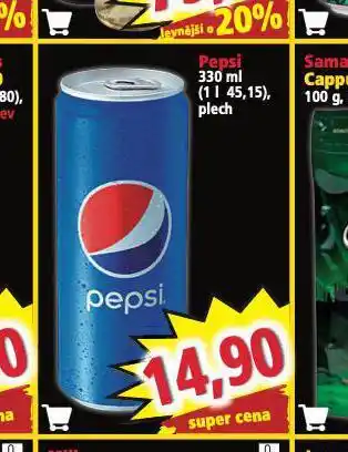 Norma Pepsi 330 ml nabídka