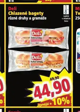 Norma Deli chlazené bagety nabídka