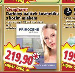 Norma Vivapharm dárkový balíček kosmetika s kozím mlékem nabídka