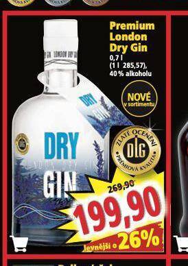 Norma Premium london dry gin nabídka