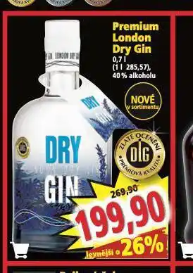 Norma Premium london dry gin nabídka