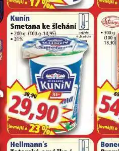 Norma Kunín smetana ke šlehání nabídka
