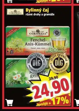 Norma Bylinný čaj nabídka
