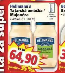 Norma Hellmann´s tatarská omáčka, majonéza nabídka