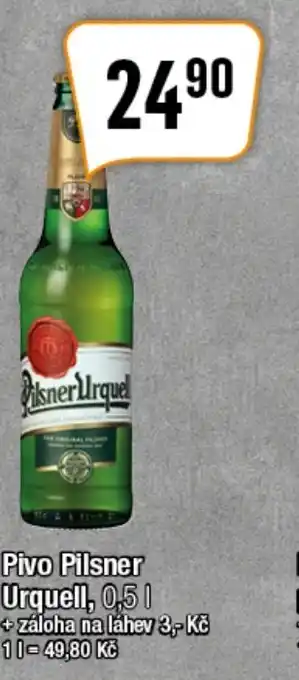 TEMPO Pivo Pilsner Urquell, 0,5 L nabídka