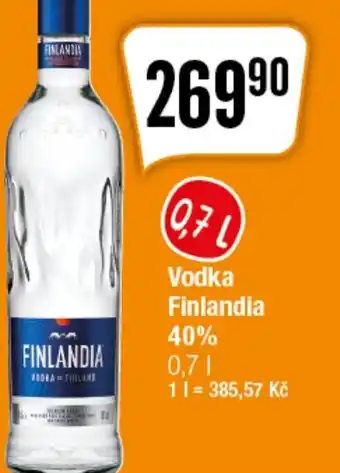 TEMPO Vodka Finlandia 40% nabídka