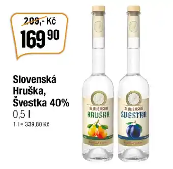TEMPO Slovenská Hruška, Švestka 40% nabídka