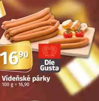 Konzum Vídeňské párky nabídka