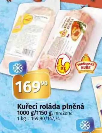 Konzum Kuřecí roláda plněná nabídka
