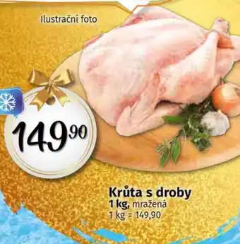 Konzum Krůta s droby nabídka