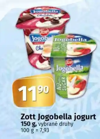 Konzum Zott Jogobella jogurt 150 g nabídka