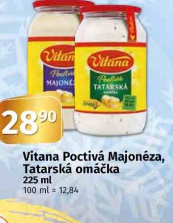 Konzum Vitana Poctivá Majonéza, Tatarská omáčka nabídka