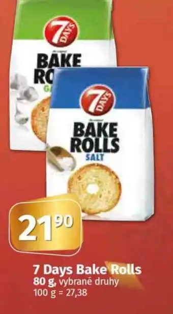 Konzum 7 Days Bake Rolls 80 g nabídka
