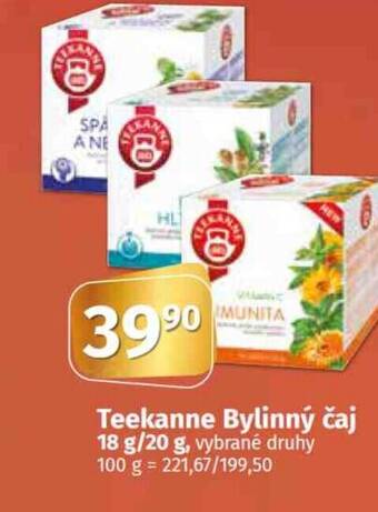 Konzum Teekanne Bylinný čaj 18 g/20 g nabídka