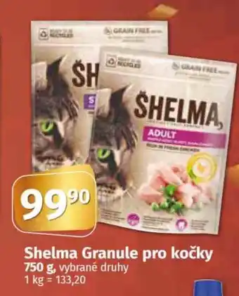 Konzum Shelma Granule pro kočky nabídka