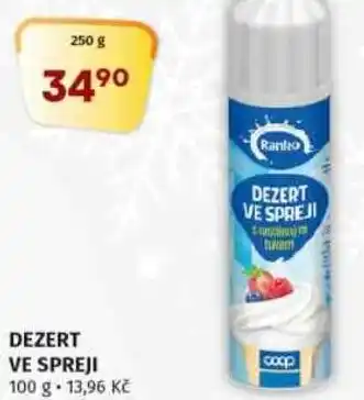 Konzum DEZERT VE SPREJI nabídka