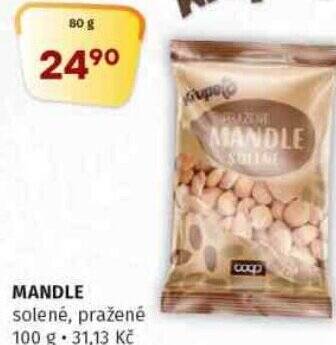 Konzum MANDLE nabídka