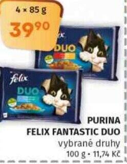 Konzum PURINA FELIX FANTASTIC DUO nabídka