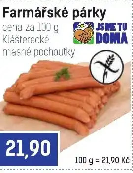 Konzum Farmářské párky nabídka