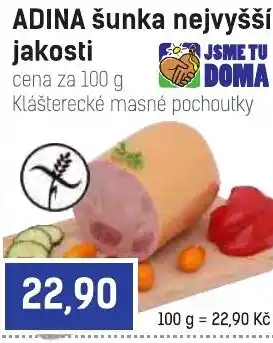 Konzum ADINA šunka nejvyšší jakosti nabídka
