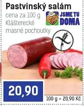 Konzum Pastvinský salám nabídka