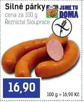 Konzum Silné párky nabídka