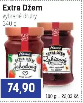 Konzum Extra Džem vybrané druhy 340 g nabídka