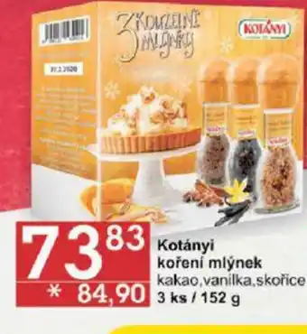 Jip Kotányi koření mlýnek nabídka