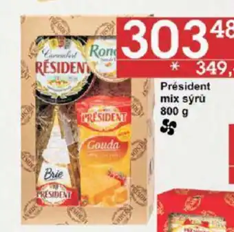Jip Président mix sýrů 800 g nabídka