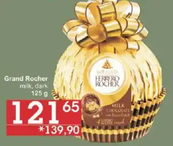 Jip Grand Rocher milk, dark 125 g nabídka