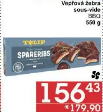 Jip Vepřová žebra sous-vide BBQ 550 g nabídka