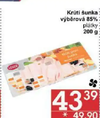 Jip Krūti šunka výběrová 85% plátky 200 g nabídka
