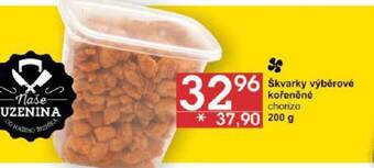 Jip Škvarky výběrové kořeněné chorizo 200 g nabídka