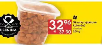 Jip Škvarky výběrové kořeněné chorizo 200 g nabídka
