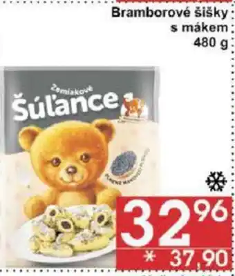 Jip Bramborové šišky s mákem 480 g nabídka