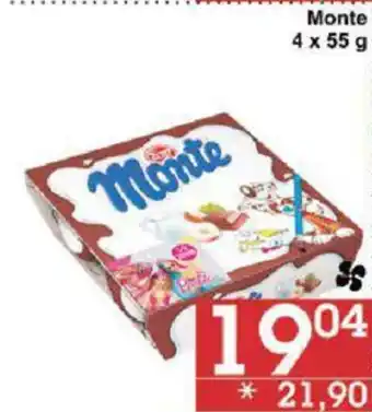 Jip Monte 4 x 55 g nabídka