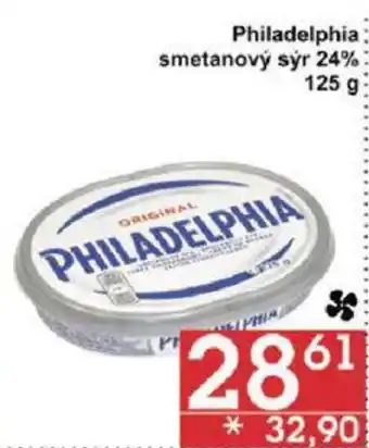 Jip Philadelphia smetanový sýr 24% 125 g nabídka