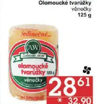Jip Olomoucké tvarůžky věnečky 125 g nabídka