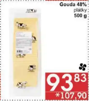 Jip Gouda 48% plátky 500 g nabídka