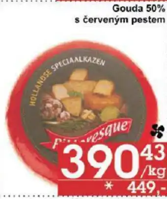 Jip Gouda 50% s červeným pestem nabídka